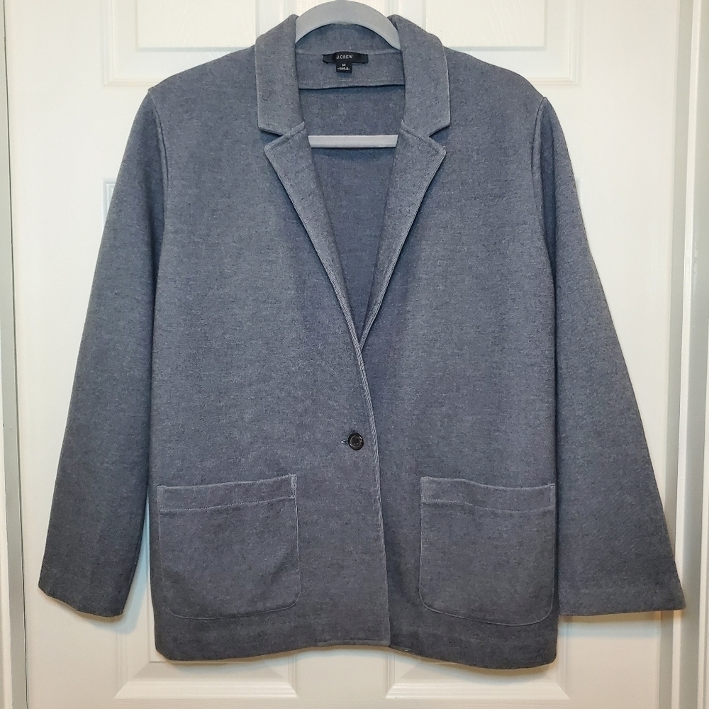 J.Crew Knit Ponte Blazer Sz M